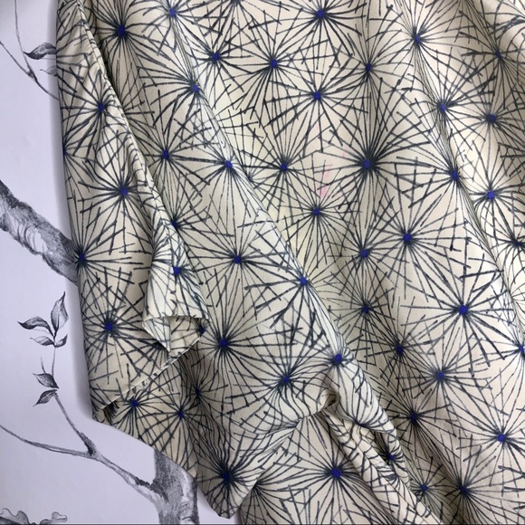 Elizabeth & James Cowl Back Silk Dress - SMALL - Picture 6 of 6